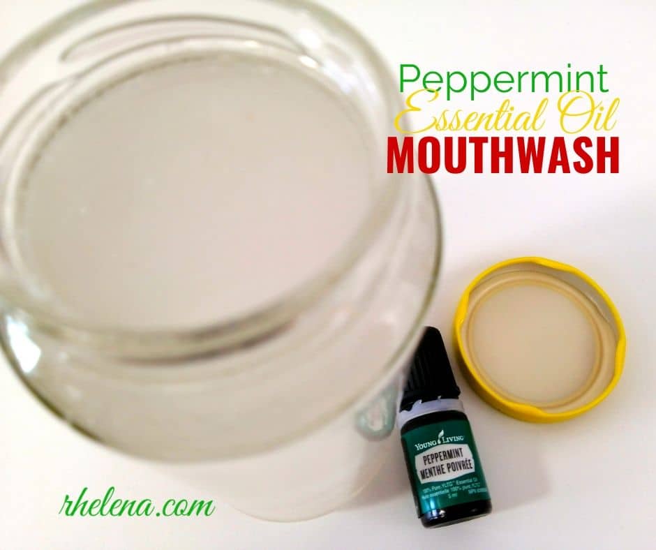 Peppermint Essential Oil Mouthwash Rhelena
